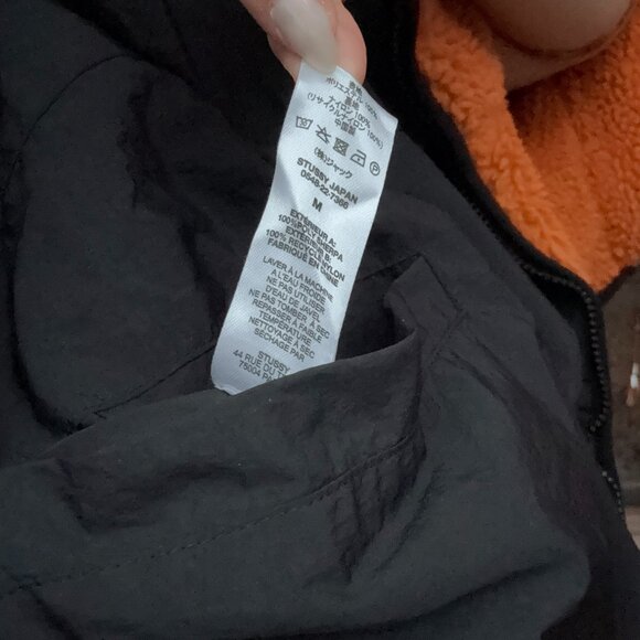 Stüssy 8 Ball Reversible Sherpa Jacket - Picture 9 of 10